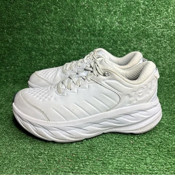 Hoka One One Bondi SR White Women’s Size 8 1129351 WHT Slip Resistant - Picture 3 of 12